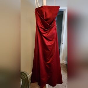 Elegant Red Evening Gown